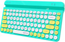 Клавиатура беспроводная A4TECH Fstyler FBK30 Bluetooth зеленый10