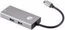 Концентратор USB Type-C VCOM Telecom CU459 2 х USB 3.0 RJ-45 USB Type-C серебристый2