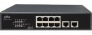 Uniview Коммутатор 10*100Mbps network ports (RJ45), including 8 PoE ports, IEEE802.3,IEEE802.3u,IEEE802.3az,IEEE802.3x,IEEE802.3af,IEEE802.3at, 2Gbps 1.49Mpps 2Mbit 8K 220mm x 150mm x 44mm(8.7"5.9"1.7