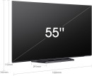 Телевизор LED 55" Hisense 55A85H черный 3840x2160 120 Гц Smart TV Wi-Fi 2 х USB RJ-45 Bluetooth 4 х HDMI5