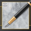 Ручка перьев. Parker IM Premium F323 (CW1931646) Black GT F сталь нержавеющая подар.кор.4