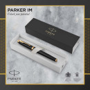 Ручка перьев. Parker IM Premium F323 (CW1931646) Black GT F сталь нержавеющая подар.кор.5