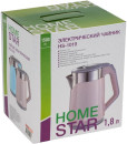 Чайник электрический Homestar HS-1019 1500 Вт розовый 1.8 л металл/пластик2