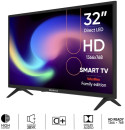 Телевизор 32" TopDevice TDTV32BS01H_BK черный 1366x768 60 Гц Smart TV Wi-Fi 3 х HDMI 2 х USB RJ-455