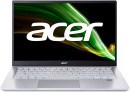 Ноутбук Acer Swift 3 SF314-43-R1YW 14" 1920x1080 AMD Ryzen 7-5700U SSD 512 Gb 16Gb WiFi (802.11 b/g/n/ac/ax) AMD Radeon Graphics серебристый DOS NX.AB1ER.01A