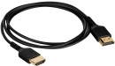 Кабель HDMI 0.5м Wize WAVC-HDMIUS-0.5M круглый черный