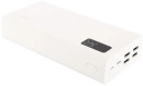 Perfeo Powerbank MOUNTAINS 30000 mAh/LED дисплей/PD + QC 3.0/Type-C/4 USB/Выход: 3A, max 22.5W/White (PF_D0162)3