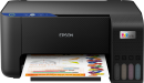 МФУ струйный Epson EcoTank L3211 (A4, принтер/сканер/копир, 5760x1440dpi, 33чб/15цв. ppm, СНПЧ, USB) (C11CJ68406)