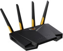 Wi-Fi роутер ASUS TUF-AX3000 802.11ax 2976Mbps 2.4 ГГц 5 ГГц 4xLAN USB черный3