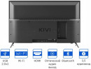 Телевизор 43" Kivi 43U750NB черный 3840x2160 60 Гц Wi-Fi Smart TV 4 х HDMI 2 х USB RJ-45 CI+ Bluetooth4