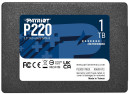 Твердотельный накопитель SSD 2.5" 1 Tb Patriot P220S1TB25 Read 550Mb/s Write 500Mb/s 3D NAND TLC
