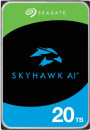 Жесткий диск Seagate SkyHawk AI ST20000VE002 20TB, 3.5", 7200 RPM, SATA-III, 512e, 256MB, для систем видеонаблюдения