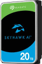 Жесткий диск Seagate SkyHawk AI ST20000VE002 20TB, 3.5", 7200 RPM, SATA-III, 512e, 256MB, для систем видеонаблюдения2