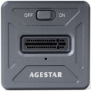 Внешний корпус SSD AgeStar 31CBNV1C NVMe USB3.2 алюминий черный M2 2280 M-key3