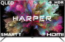 Телевизор LED 50" Harper 50Q850TS черный 3840x2160 60 Гц Wi-Fi Smart TV 3 х HDMI 2 х USB RJ-45 Bluetooth CI