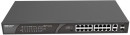 Ruijie Reyee 16-Port 100Mbps + 2 Gigabit RJ45/SFP combo Ports, 16 of the ports support PoE/PoE+ power supply. Max PoE power budget is 120W, unmanaged switch