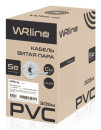 Кабель информационный WRline WR-UTP-4P-C5E-PVC-GY кат.5E U/UTP 4X2X24AWG PVC внутренний 305м серый2