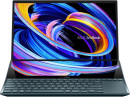 Ноутбук ASUS ZenBook Pro Duo UX582HM-H2069 15.6" 3840x2160 Intel Core i7-11800H SSD 1024 Gb 16Gb WiFi (802.11 b/g/n/ac/ax) Bluetooth 5.0 NVIDIA GeForce RTX 3060 6144 Мб синий DOS 90NB0V11-M003T02