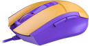 Мышь проводная A4TECH L65 Max жёлтый фиолетовый USB6