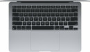 Ноутбук Apple MacBook Air M1 2020 13.3" 2560x1600 Apple -M1 SSD 256 Gb 8Gb WiFi (802.11 b/g/n/ac/ax) Bluetooth 5.0 Apple M1 (7-core) серый macOS MGN63SA/A2