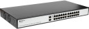 Unmanaged Switch 24x100Base-TX PoE, 2x1000Base-T, PoE Budget 285W, Long-range PoE up to 250m, 19'' w/brackets2