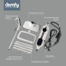 Швабра паровая Domfy DSW-SM710 1500Вт белый/серый5