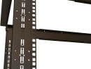 Hyperline ORK2A-4281-RAL9005 Открытая стойка 19-дюймовая (19&quot;), 42U, высота 2070 мм, двухрамная, ширина 550 мм, глубина регулируется 800-1250 мм, цвет черный (RAL 9005)6