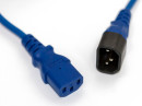 Hyperline PWC-IEC13-IEC14-5.0-BL Кабель питания монитор-компьютер IEC 320 C13 - IEC 320 C14 (3x1.0), 10A, прямая вилка, 5м, цвет синий (ПВС-АП-3*1,0-250-C13C14-10-5,0 ГОСТ 30851.1-2002 (МЭК 60320-1:1994))2