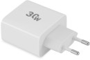 Сетевое зарядное устройство Digma DGW3D,  USB-C + USB-A,  3A,  белый [dgw3d0f110wh]