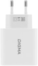 Сетевое зарядное устройство Digma DGW3D,  USB-C + USB-A,  3A,  белый [dgw3d0f110wh]4