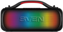 Мобильные колонки SVEN PS-360 2.0 чёрные (2x12W, IPx5, RGB подсветка, USB, SB Type-C, Bluetooth, FM-радио, jack in, 3000 мAч)5