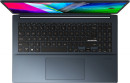 Ноутбук ASUS Vivobook Pro 15 K3500PA-KJ407 15.6" 1920x1080 Intel Core i7-11370H SSD 512 Gb 16Gb Bluetooth 5.0 WiFi (802.11 b/g/n/ac/ax) Intel Iris Xe Graphics синий DOS 90NB0UU2-M008T04