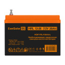 Аккумуляторная батарея ExeGate HRL 12-26 (12V 26Ah, клеммы F3 (болт М5 с гайкой))2