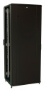 WRline WR-TT-3261-AS-RAL9004 Шкаф напольный 32U, 1610х600х1000 мм (ВхШхГ),  передняя стеклянная дверь со стальными перфорированными боковинами, задняя дверь сплошная, цвет черный (RAL 9004) (разобранный)2