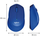 Мышь беспроводная Logitech M330 синий USB + радиоканал4