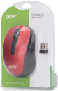 Мышь Acer OMR136, оптическая, беспроводная, USB, красный [zl.mceee.01j]8