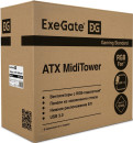 Корпус Miditower ExeGate EVO-8243-NPX500 (ATX, БП 500NPX с вент 12 см, 2*USB+1*USB3.0, черный, 3 вент. с RGB подсветкой, боковая панель - закаленное стекло)6