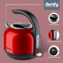 Чайник электрический Domfy DSC-EK506 1.7л. 2200Вт красный/черный (корпус: нержавеющая сталь)6