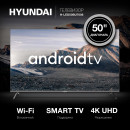 Телевизор LED 50" Hyundai H-LED50BU7006 черный 3840x2160 60 Гц Wi-Fi Smart TV Bluetooth 3 х HDMI 2 х USB RJ-45 Bluetooth6