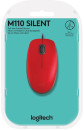 Мышка USB OPTICAL M110 SILENT RED 910-005501 LOGITECH2