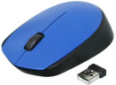 Мышь беспроводная Logitech M170 чёрный синий USB + радиоканал4