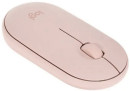 Мышь беспроводная Logitech M350 розовый USB + Bluetooth4