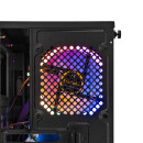Корпус Minitower ExeGate Mistery R2-NPX400 (mATX, БП 400NPX с вент. 12 см, 2*USB+1*USB3.0, аудио, черный, 1 вент. 12см с RGB подсветкой и полоса на передней панели, боковая панель - закаленное стекло)4
