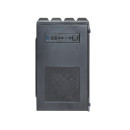 Корпус Minitower ExeGate Mistery R3-NPX400 (mATX, БП 400NPX с вент. 12 см, 2*USB+1*USB3.0, аудио, черный, 4 вент. 12см с RGB подсветкой, боковая панель - закаленное стекло)3