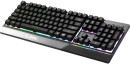 Gaming Keyboard MSI VIGOR GK30, Wired, Mechanical-like plunger switches. 6 zones RGB lighting with several lighting effects.  Anti-ghosting Capability. Water Resistant (spill-proof), Black2