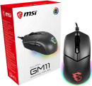 Gaming Mouse MSI Clutch GM11, Wired, DPI 5000, symmetrical design, RGB lighting, Black4