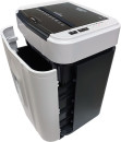 Шредер Office Kit SA130 3,8x12 белый/черный с автоподачей (секр.P-4) фрагменты 14лист. 21лтр. скрепки скобы пл.карты3