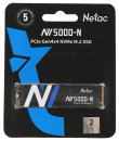 Твердотельный накопитель SSD M.2 2 Tb Netac NV5000-N Read 4800Mb/s Write 4400Mb/s 3D NAND NT01NV5000N-2T0-E4X2