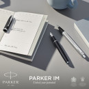 Ручка шариков. Parker IM Core (CW2150841) Stainless Steel CT M черн. черн. подар.кор.европод.6