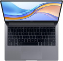 Ноутбук Honor MagicBook X 14 2023 FRI-F56 14" 1920x1080 Intel Core i5-12450H SSD 512 Gb 16Gb WiFi (802.11 b/g/n/ac/ax) Bluetooth 5.1 Intel UHD Graphics серый Windows 11 Home 5301AFKC5